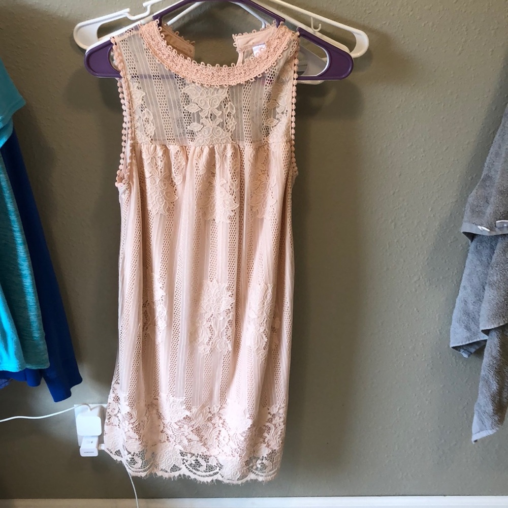 Short pink dress
